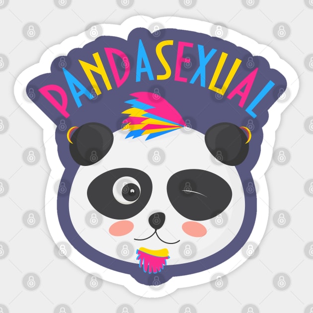 Pansexual Pride Panda Sticker by tatadonets